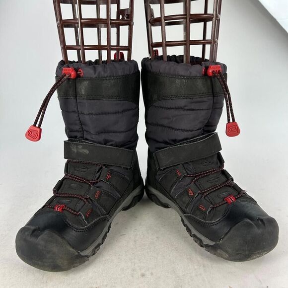 KEEN Kids  Winterport Neo Waterproof Snow Boot US 1 Toddler's Black Midcalf Boot - Picture 7 of 10